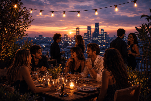 Expérience sociale immersive et privée